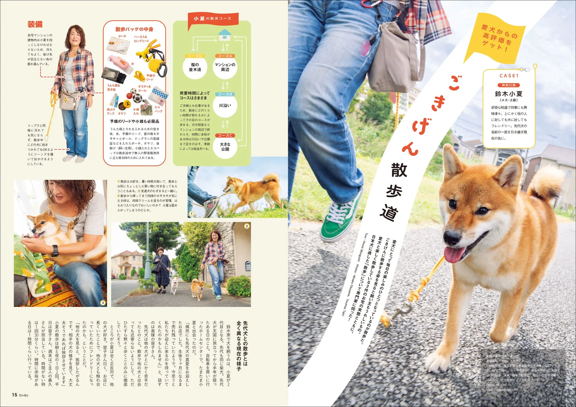 愛犬からの高評価をゲット! ごきげん散歩道