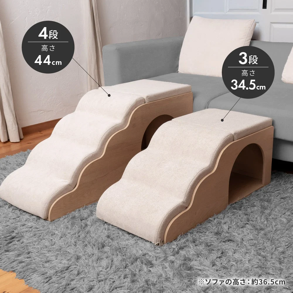 2タイプのスロープハウス