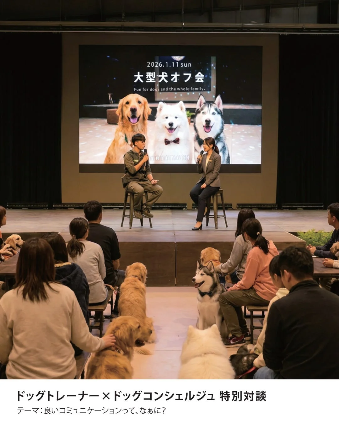 ドッグトレーナーとドッグコンシェルジュによる対談