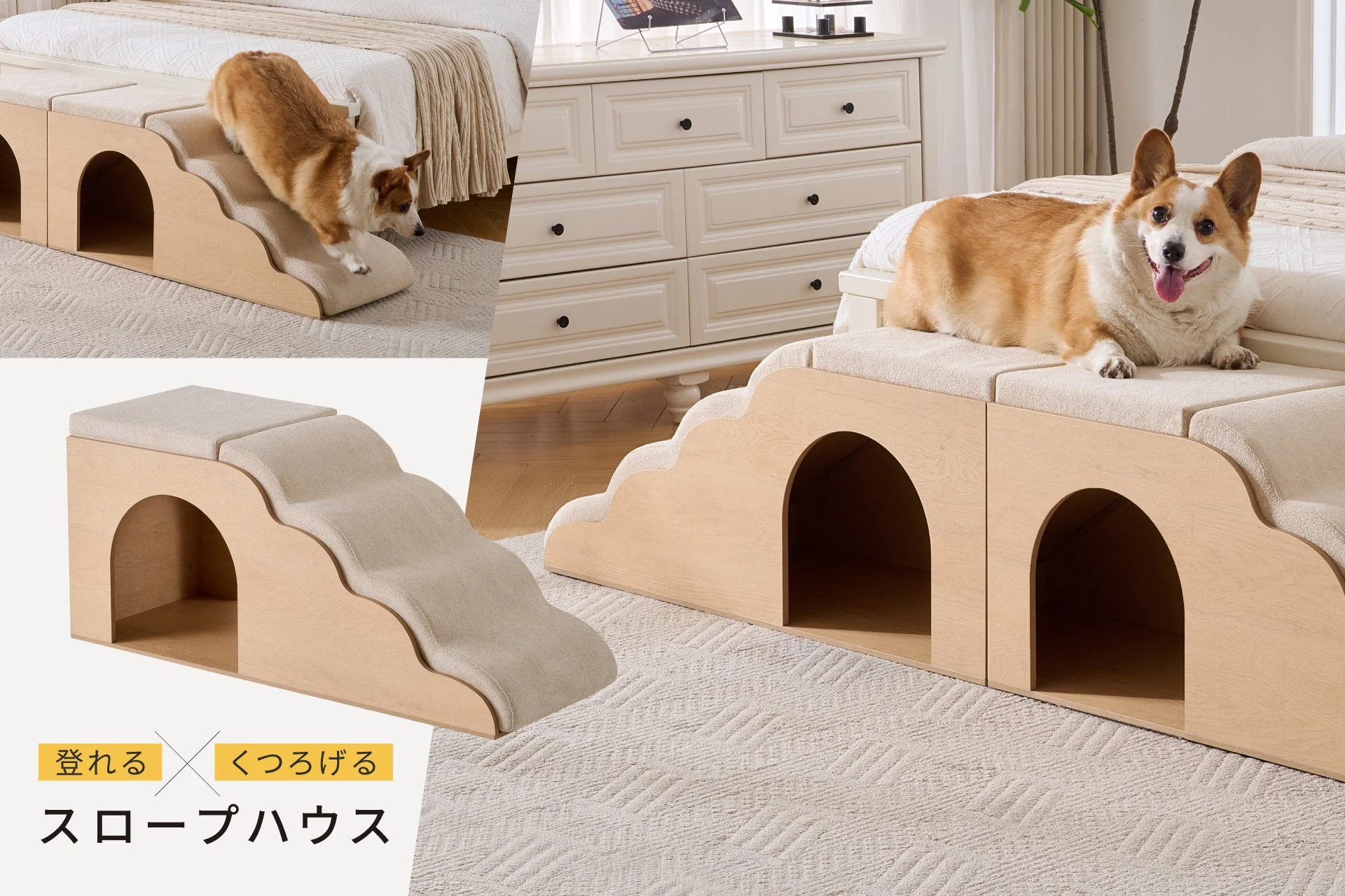 登れるくつろげるスロープハウス