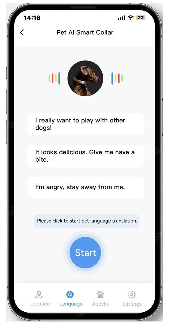翻訳アプリのUI